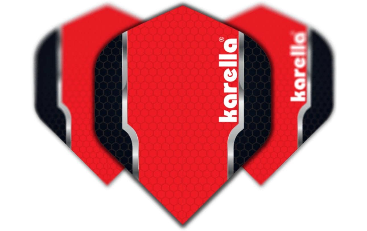Flights Karella Fighter Rot, 3 StückDartflights