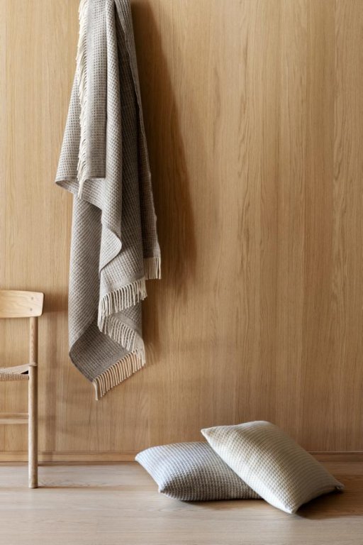 Røros Tweed Vega kussen 50x50 Natural