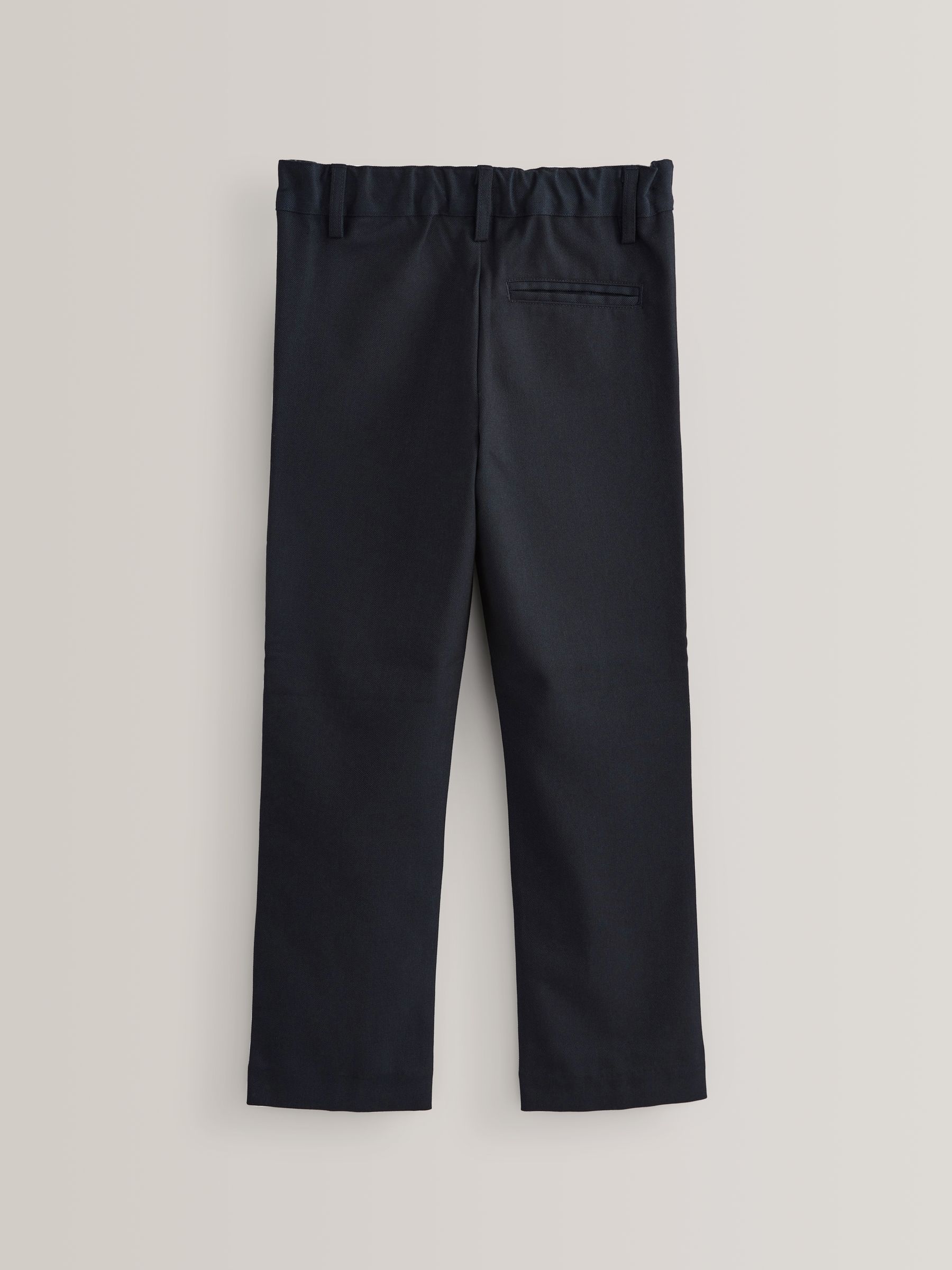 Marineblauw - Schoolbroek met rechte pijpen (3-17jaar)
