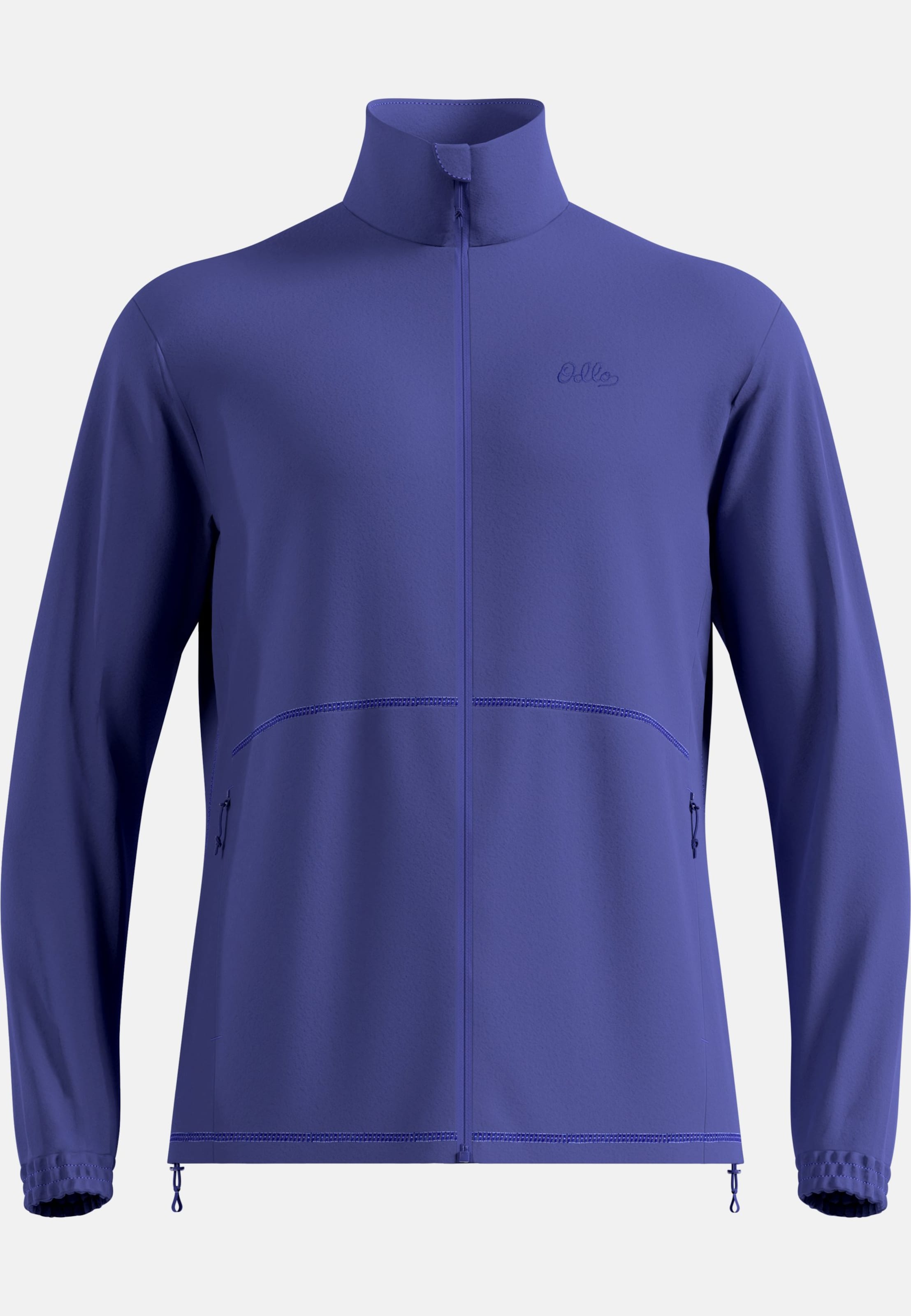 Klassische Essentials Multisport Fleecejacke mit Reissverschluss in Skipper Blue