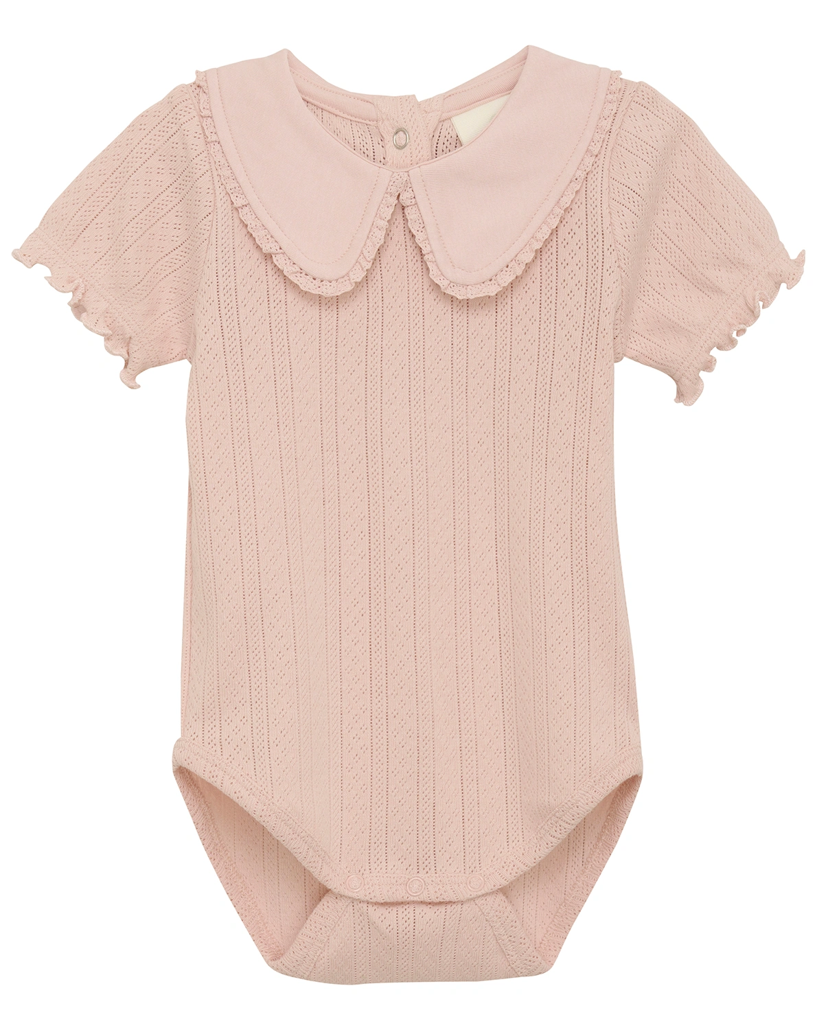 Kurzarmbody POINTELLE in peach whip