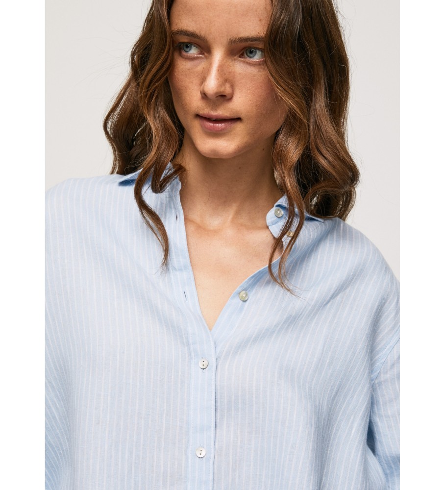 Camisa Pepe Jeans Azul Barineli
