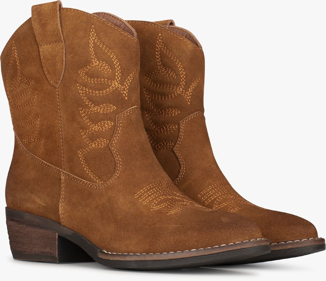 PS POELMAN cognac ps poelman cowboylaarzen billy