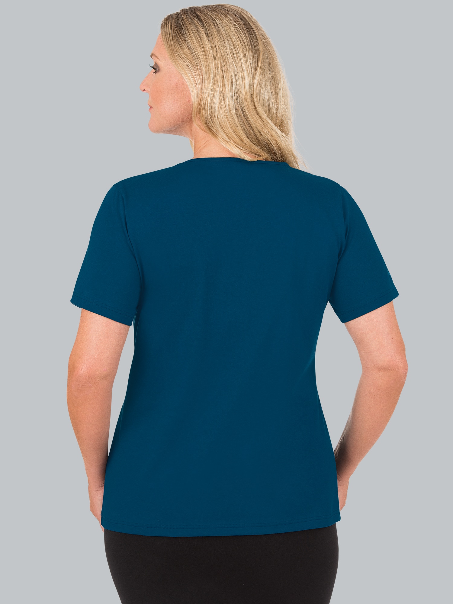 T-Shirt aus Biobaumwolle Saphir-C2C