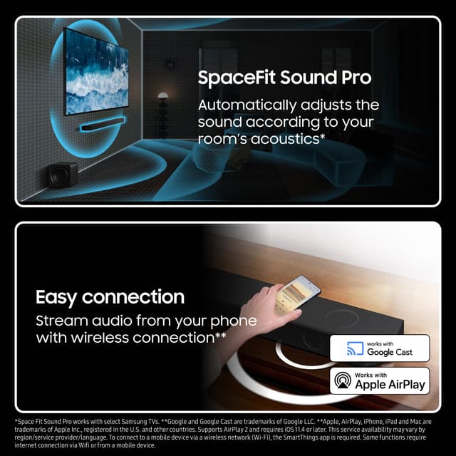 Samsung 5.1.2ch HW- Q810F soundbar (sort)