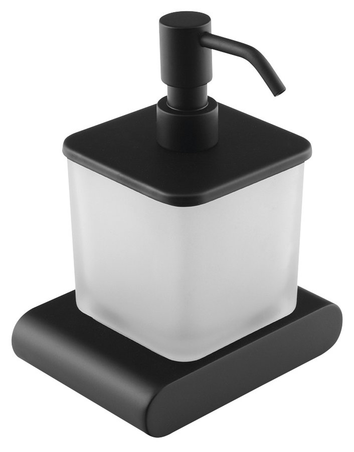 Sapho Flori zeepdispenser mat zwart