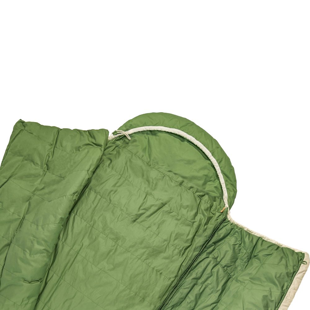 Grüezi Bag Biopod DownWool Nature Comfort Schlafsack basil green