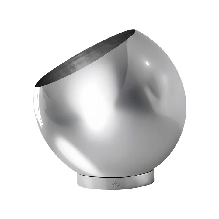 AYTM - Globe Blumentopf, Ø 43 x H 37,4 cm, silber