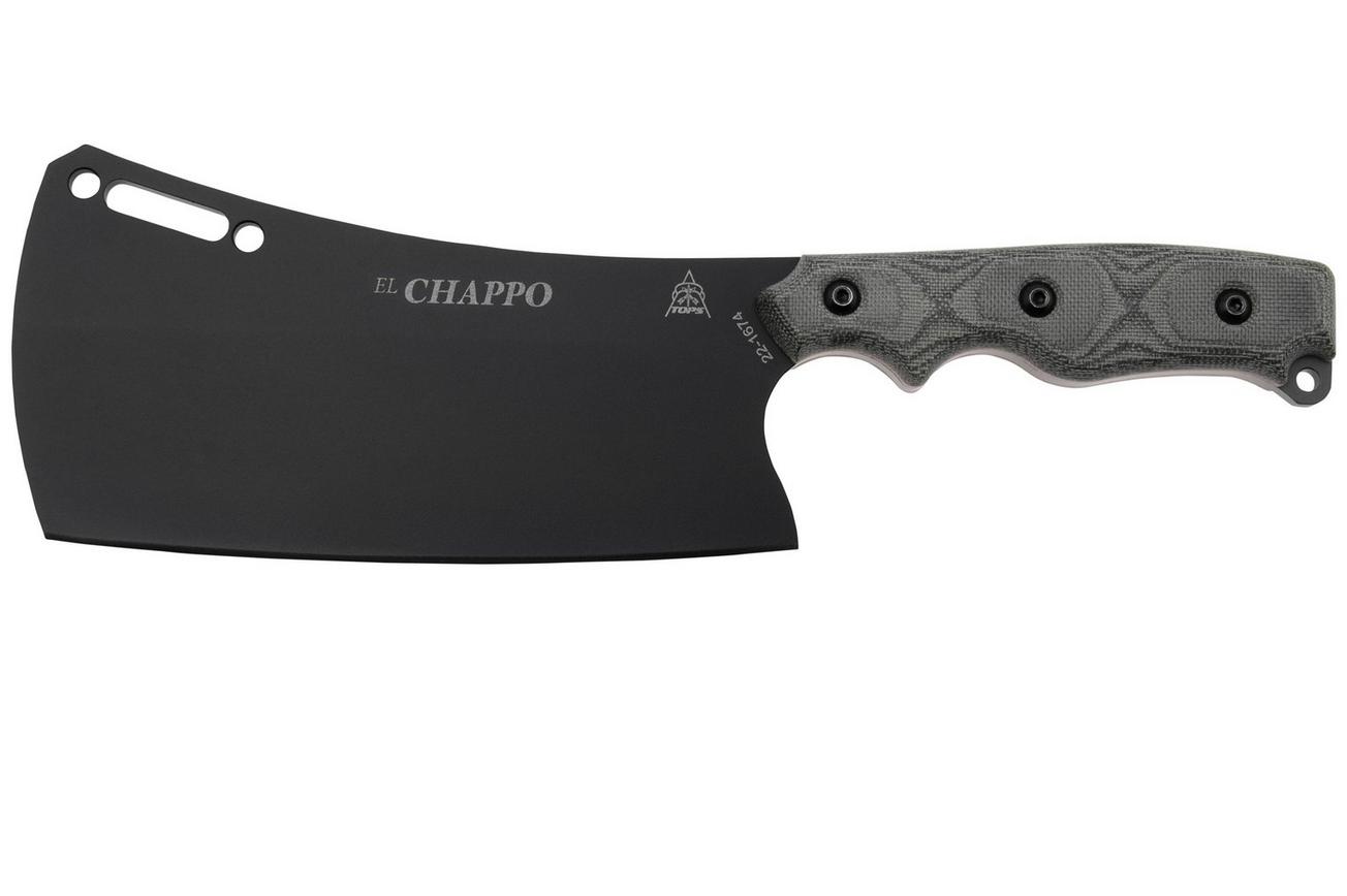 TOPS Knives El Chappo Cleaver ECHA-02 Sniper Grey, hakmes