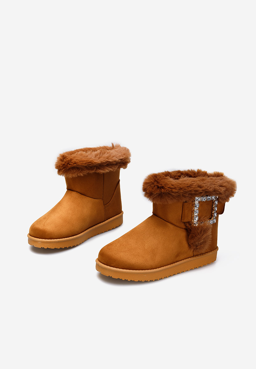 Bottes courtes femme chameau Noranda V2