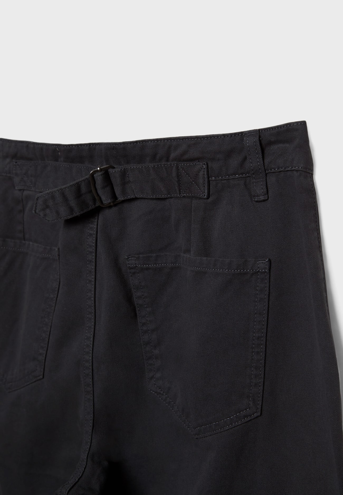 Calça cargo de perna reta ajustável