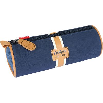 Trousse ronde Kickers Boy - 1 compartiment - disponible dans différentes couleurs - Oberthur