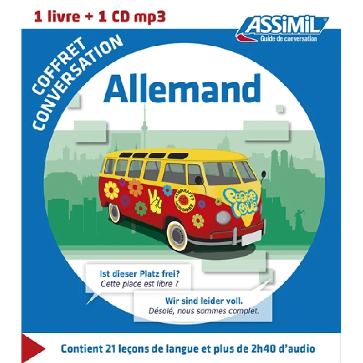Coffret conversation allemand : 1 livre, 1 CD MP3 · Occasion