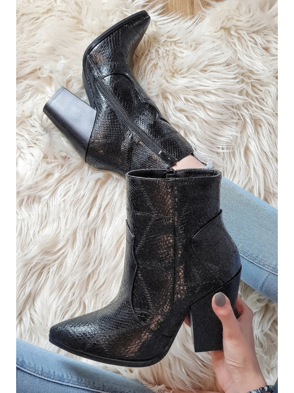 Bottines noires Cara