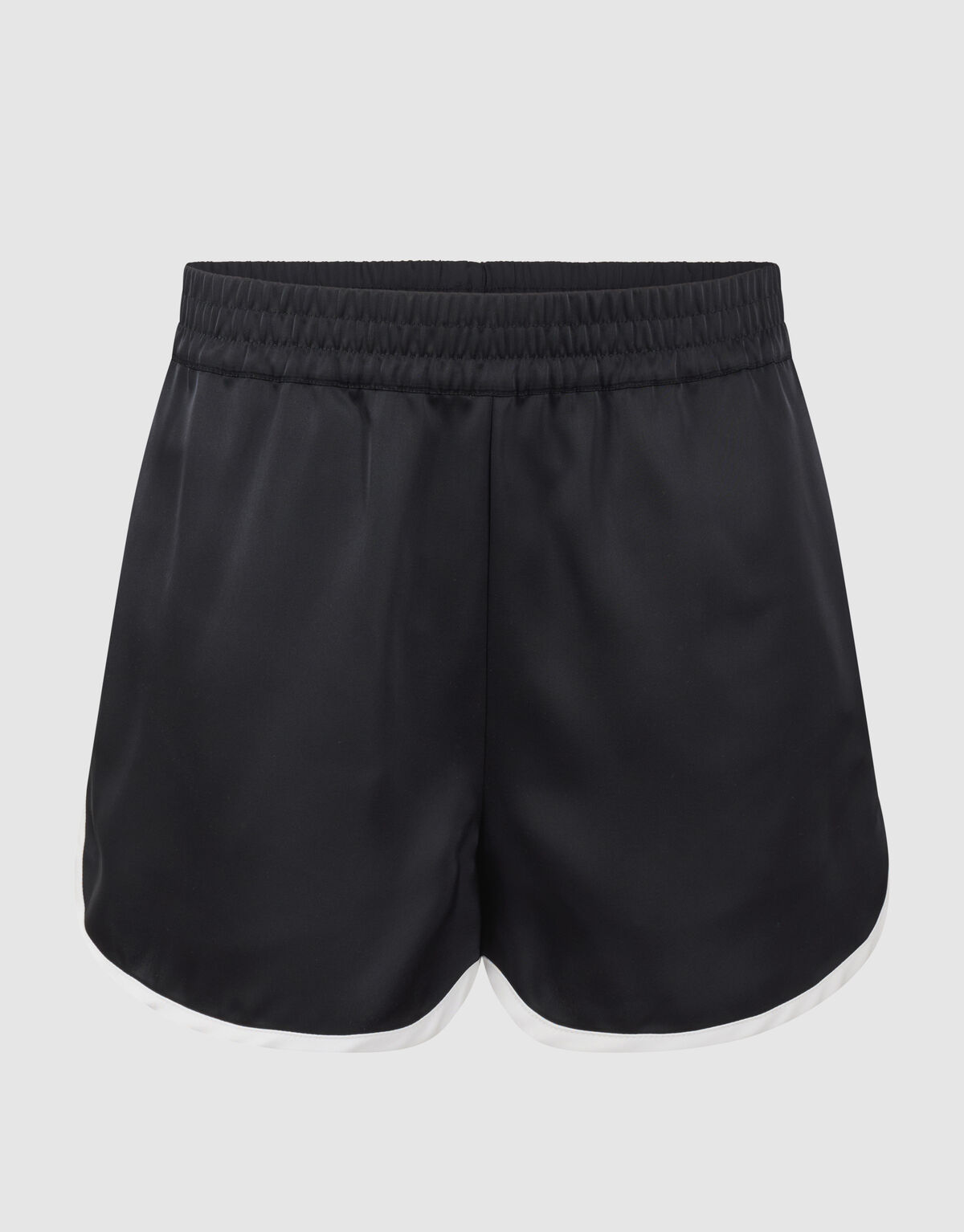 Satijnen Short Zwart By Monica