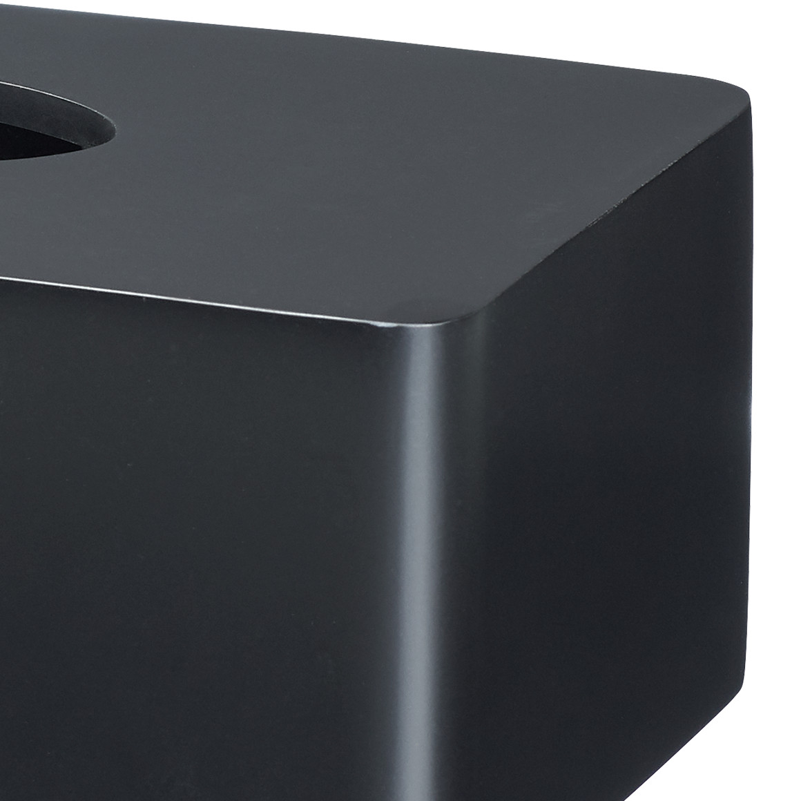 My Home Kosmetiktuchbox im schlichten Design schwarz