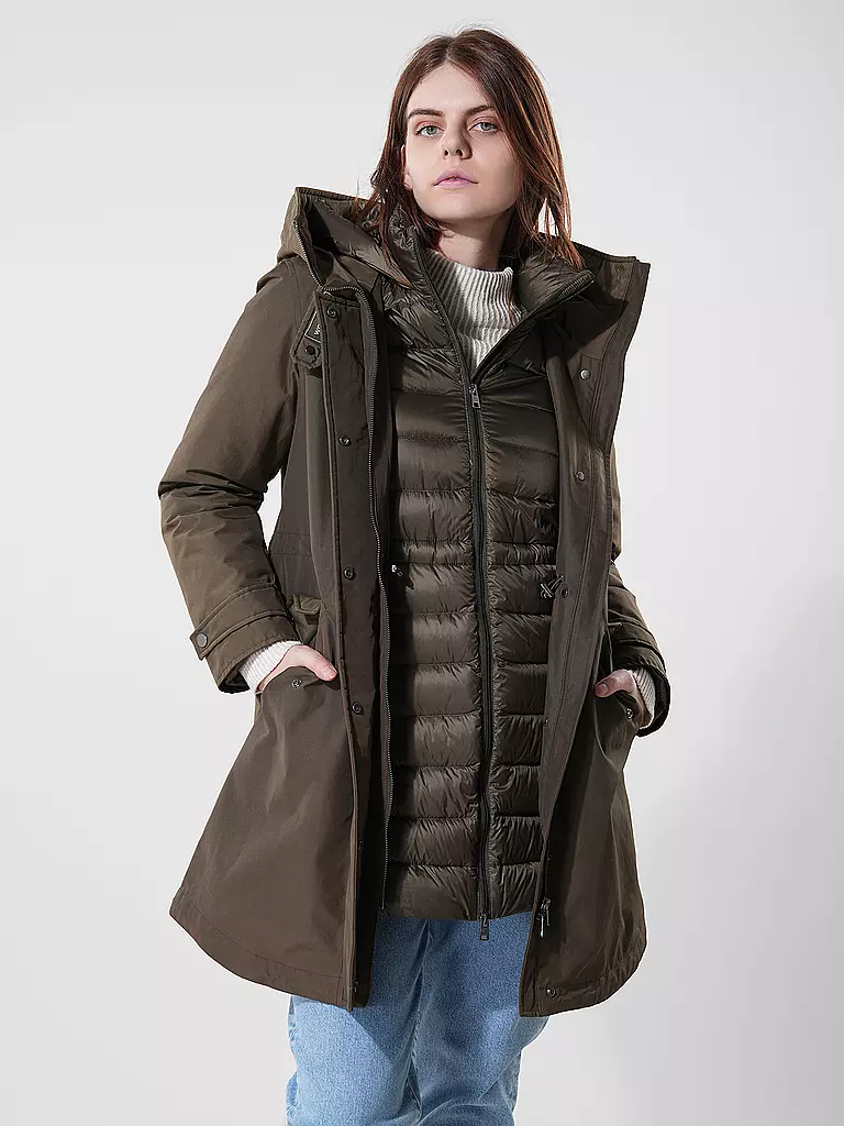 WOOLRICH Parka dunkelgrün