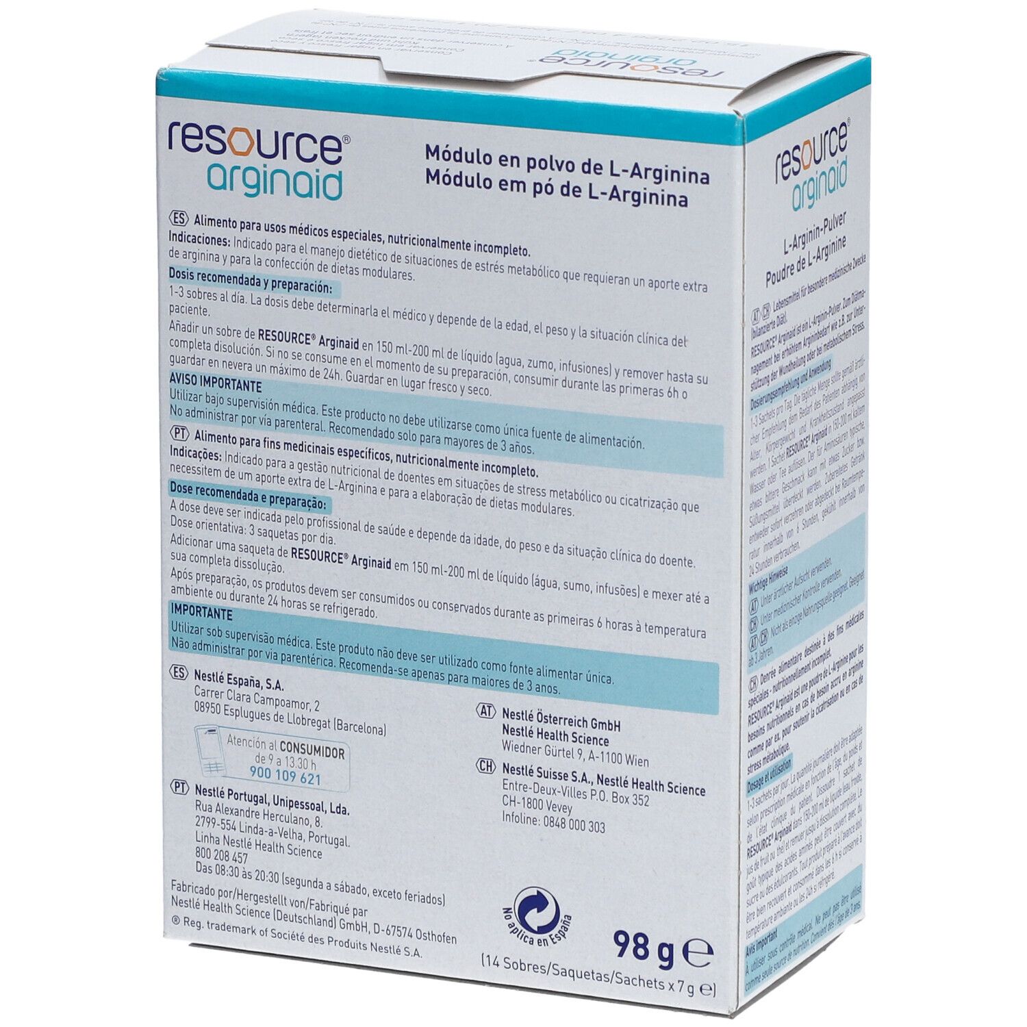 NESTLE Health Science Resource® Arginaid