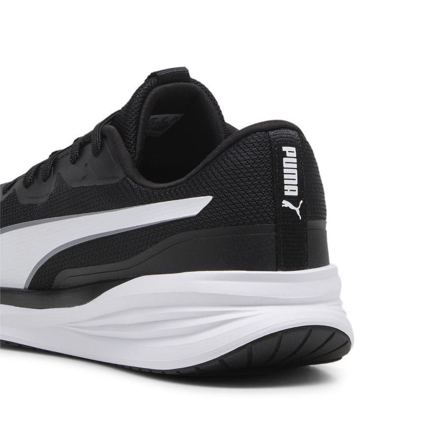 PUMA Chaussures de Running Night Runner V3 - Noir/Blanc