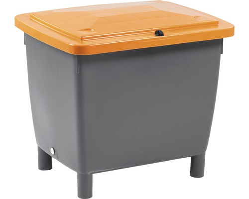 Craemer strooibak, zwart, 210 L