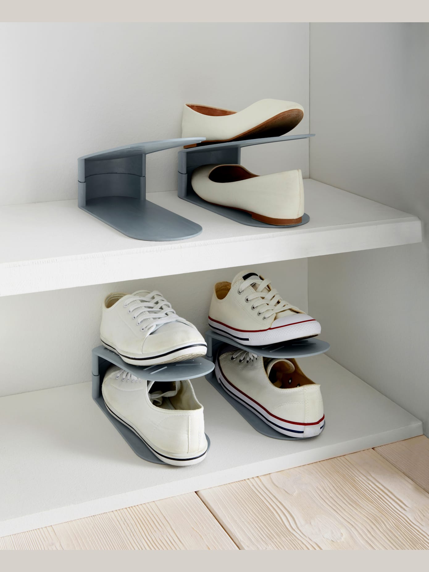 Empileur à chaussures créez un espace de rangement