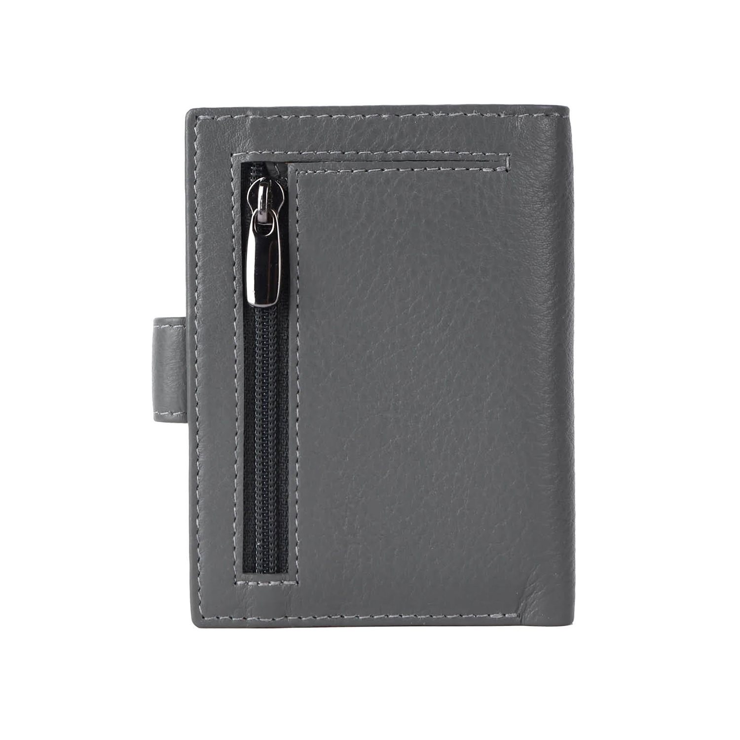 Valenta Card Wallet Leather MagSafe Luxe grey