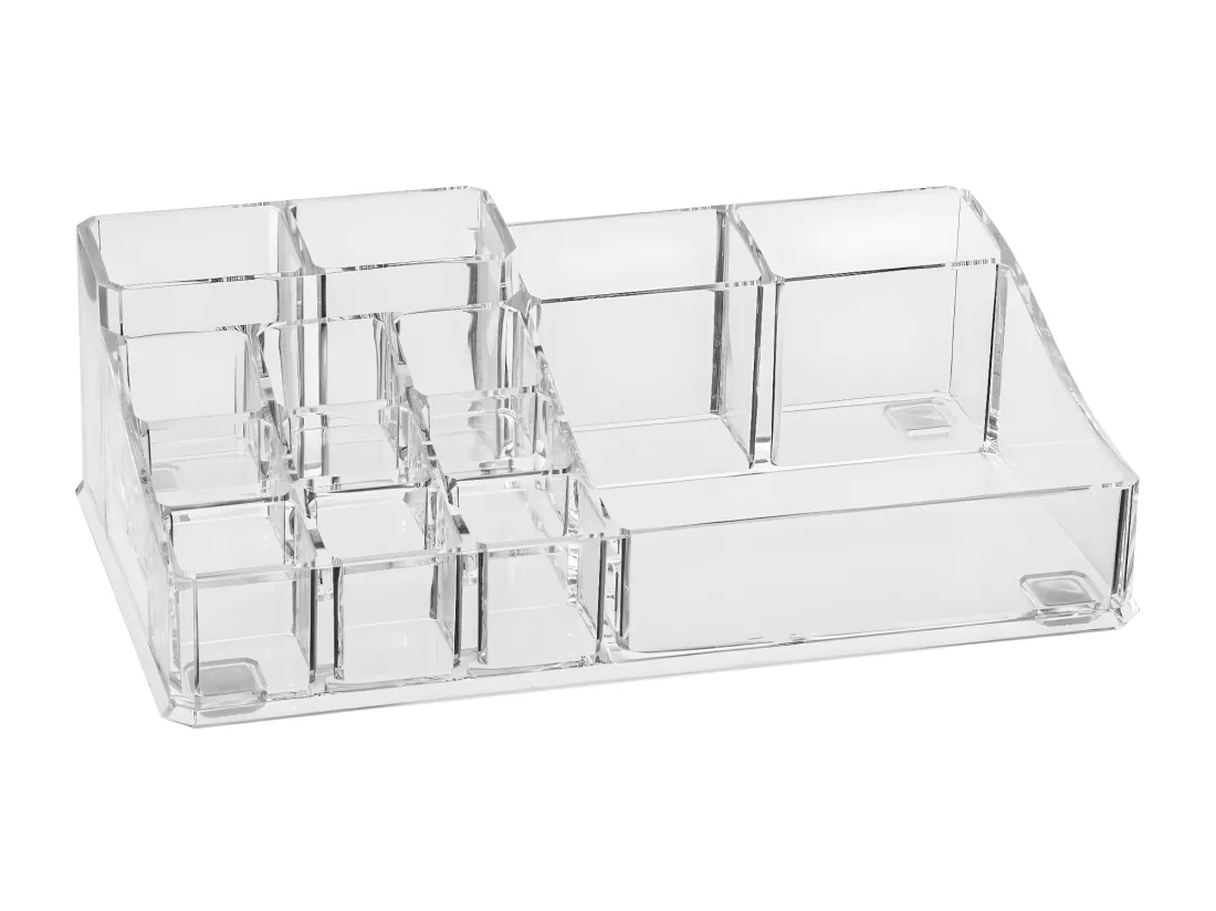 Organiseur de salle de bain Rangement maquillage 14 compartiments