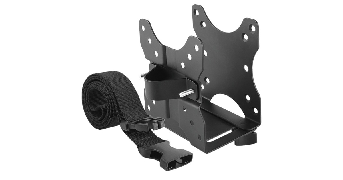 ICY BOXIB-MSA102-VM VESA mounted miniPC holder houder  (Zwart)