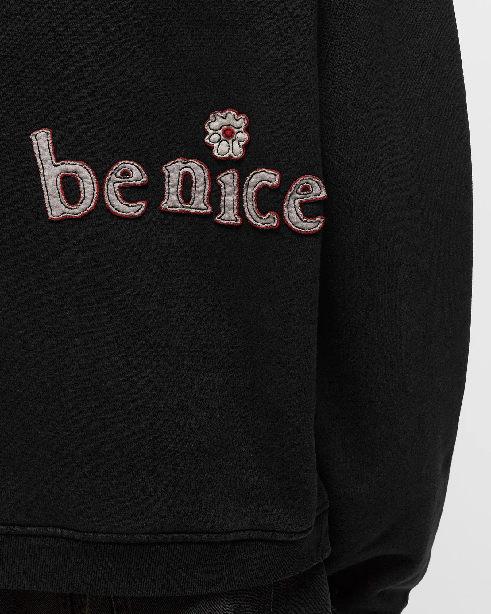 ERL VENICE PATCH HOODIE KNIT
