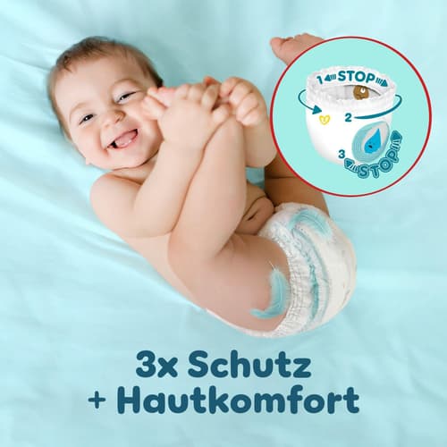 Pampers Premium Protection Pants Gr. 7, Monatsbox, 15kg+