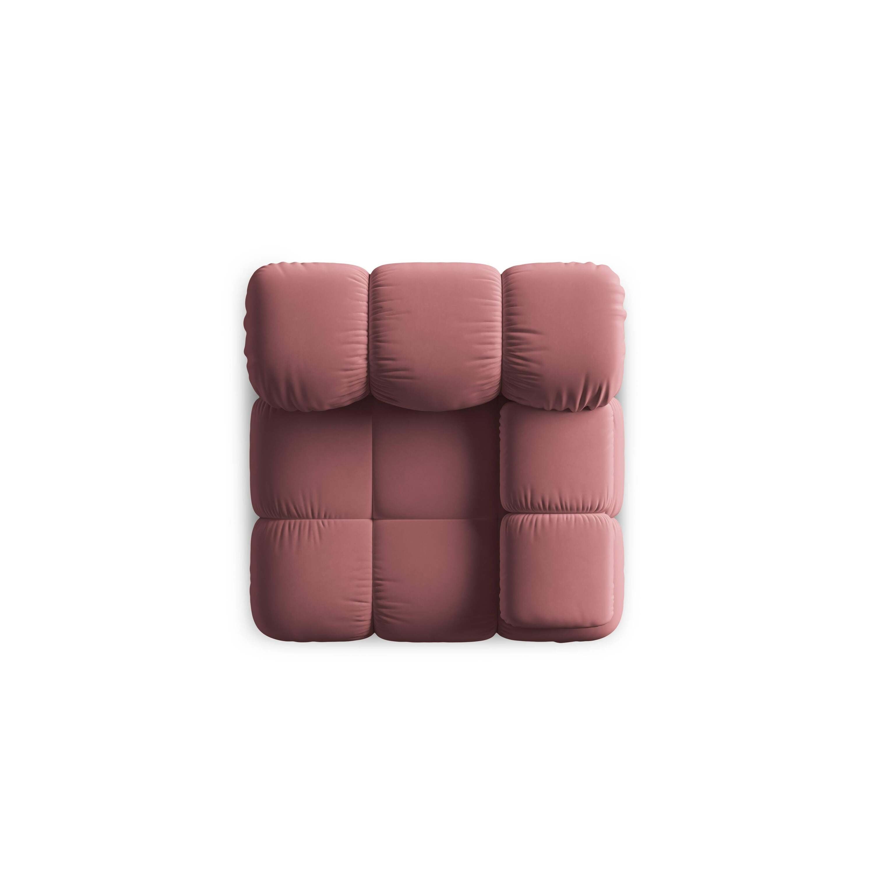 Milo Casa Tropea Modulair Bank Element - Hoek  Rechts - Roze