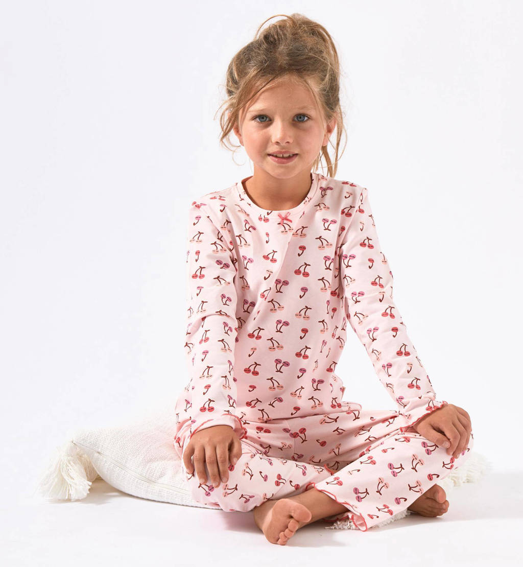 Little Label pyjama met all over print roze