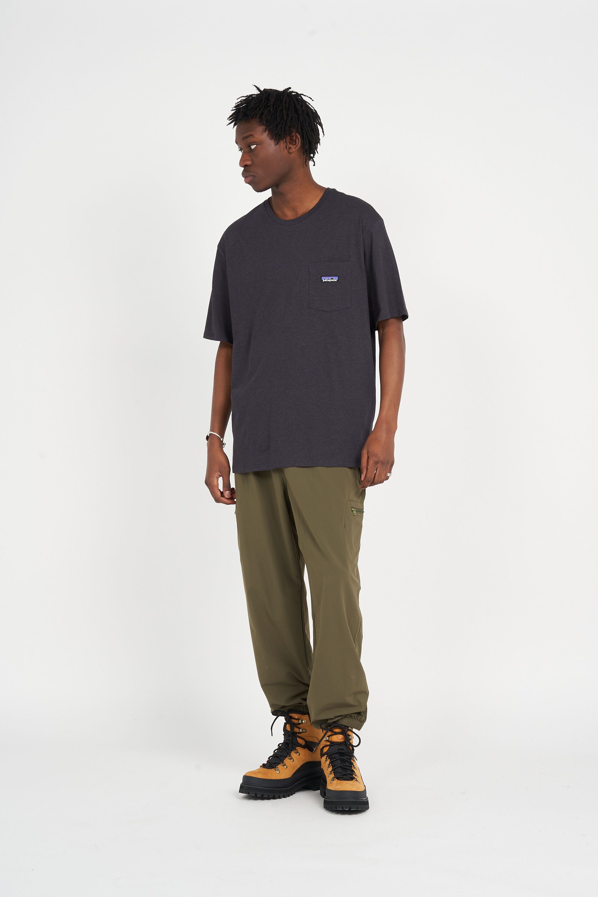 PATAGONIA T-shirt M's Regenerative Organic Noir