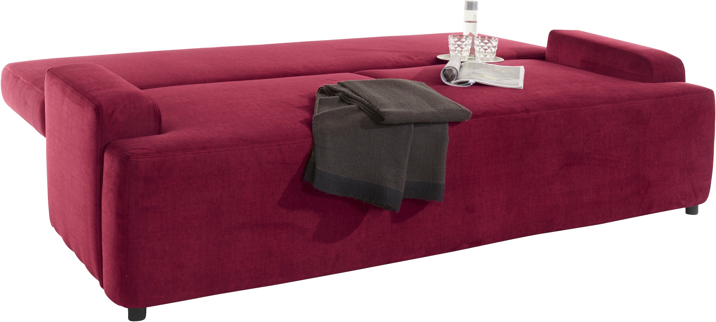 Home affaire Schlafsofa »Halbschlaf« mit Bettfunktion und Bettkasten