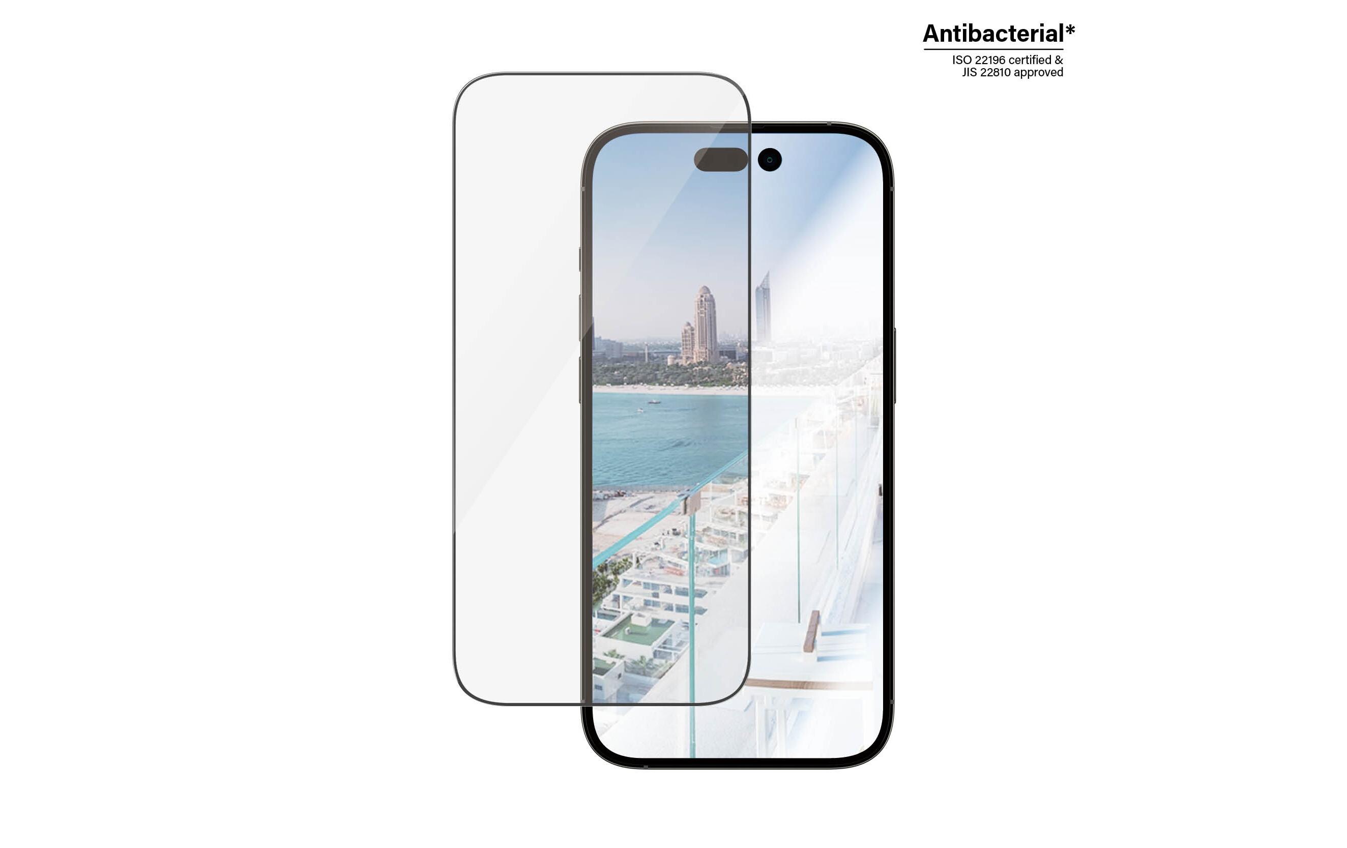 Displayschutz Ultra Wide Fit Anti Reflective iPhone 14 ProAnti Reflective Schutzfolie mit Applicator für das Apple iPhone 14 Pro