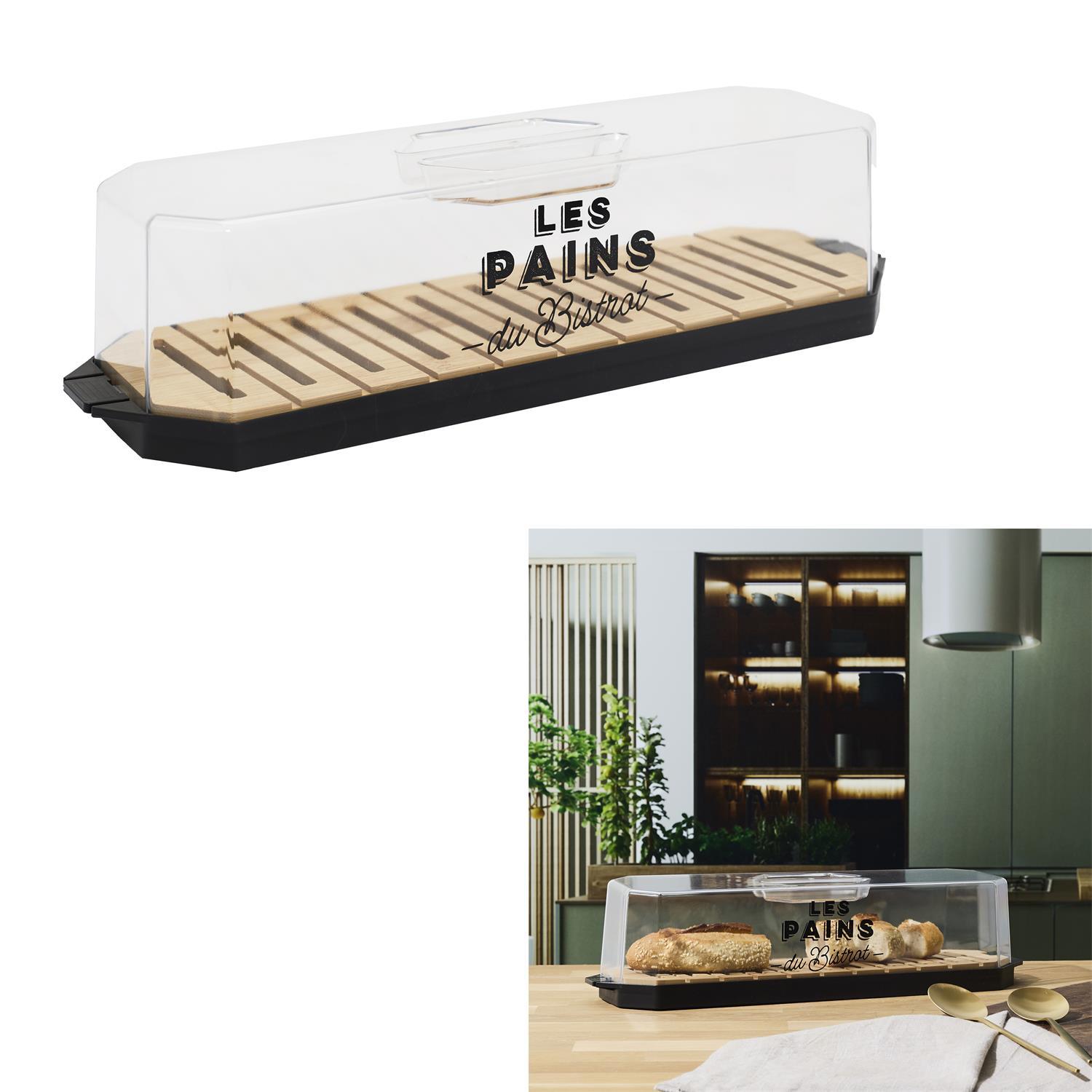 BOITE PAIN COUVERCLE TRANSPARENT BISTROT