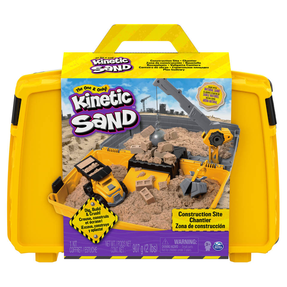 Kinetic Sand bouwplaats speelset