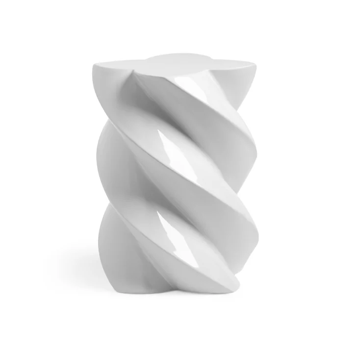 &klevering - Marshmallow Beistelltisch 39,5 x Ø 29 cm, concrete