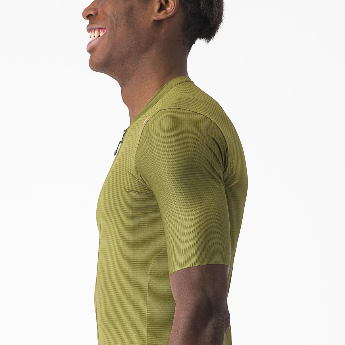 Castelli Espresso cykeltrøje sage/electric lime herre