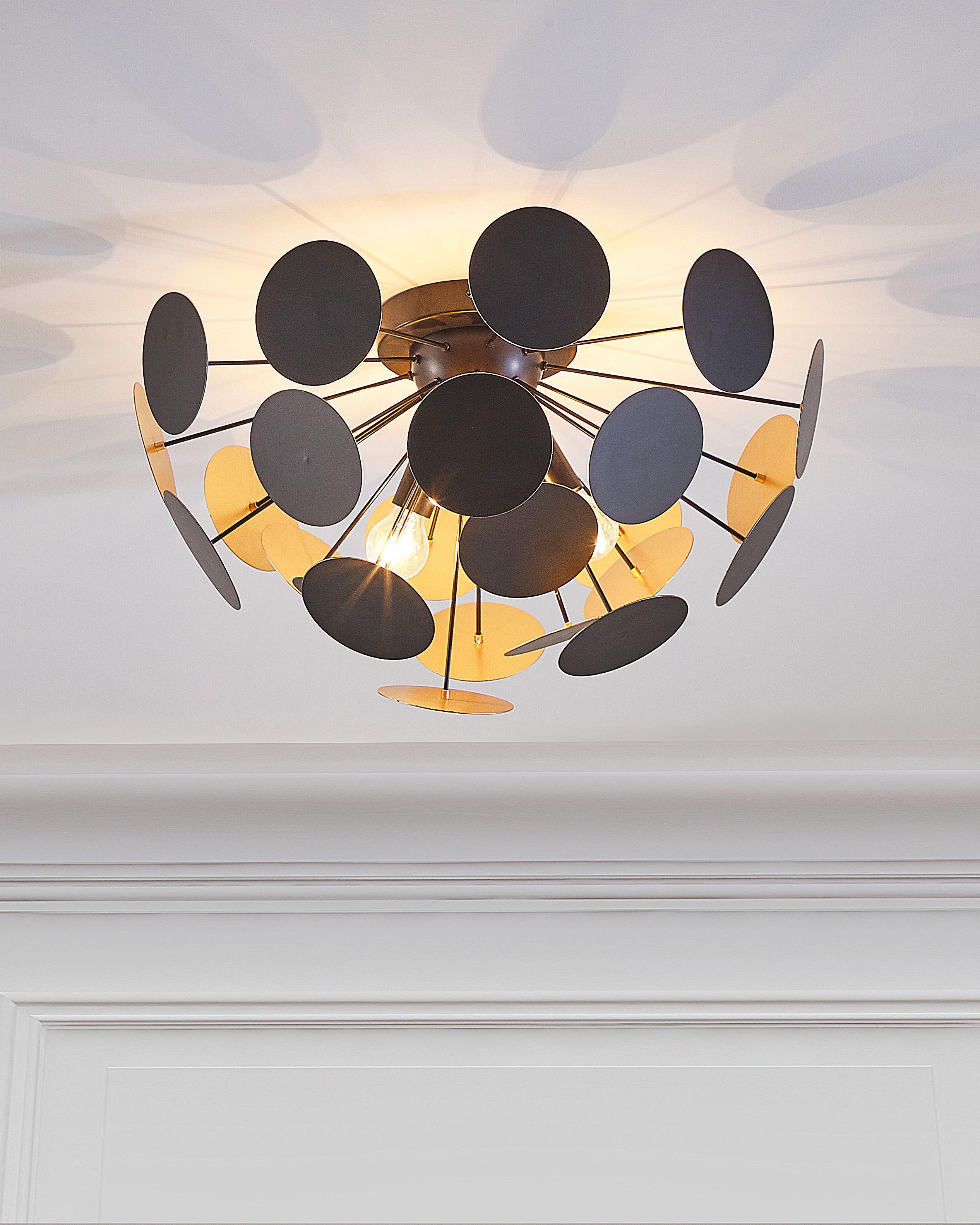 Plafondlamp MARITSA Metaal Zwart