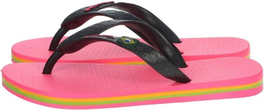 Ipanema Classic Brasil Kids Slippers Junior Pink Black