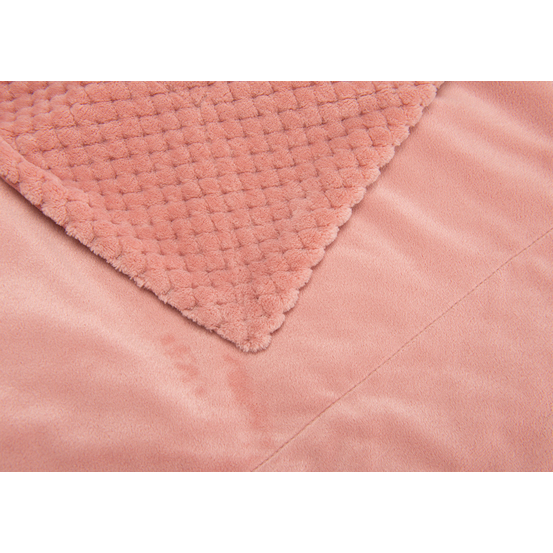 Plaid damier rose poudre