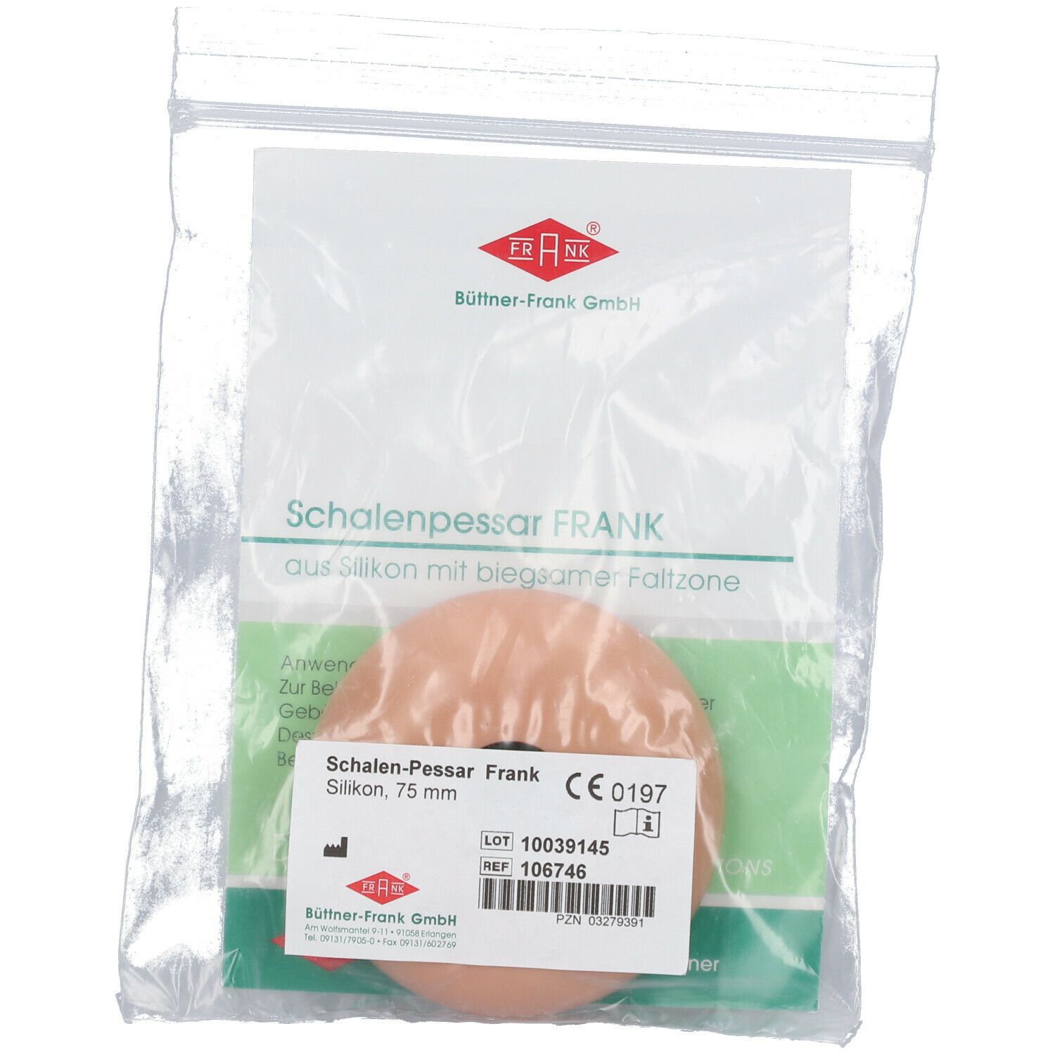 FRANK® Schalen-Pessar 75 mm