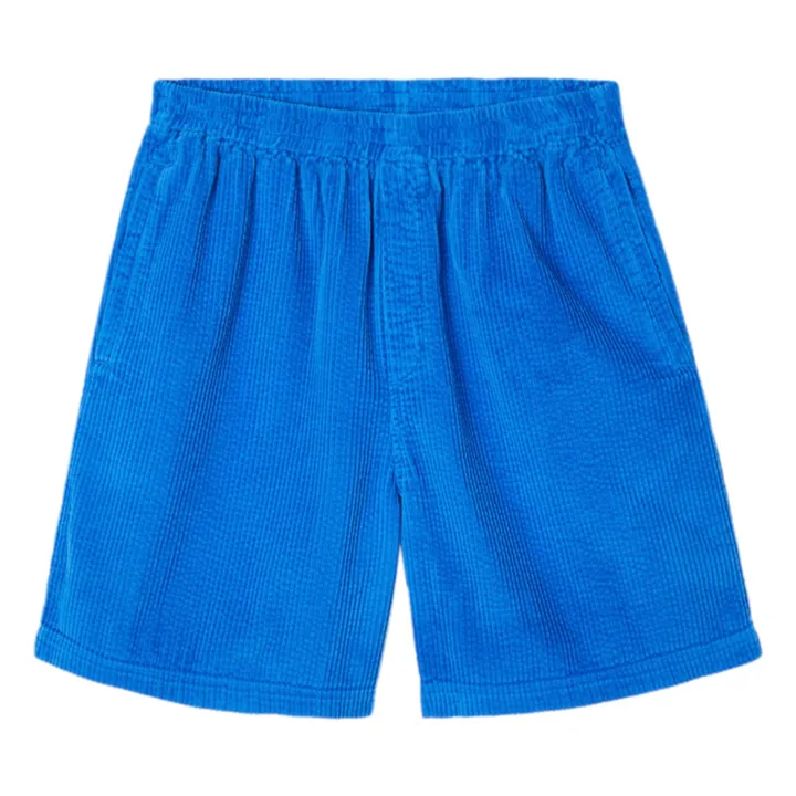 American Vintage Short Padow Velours | Bleu