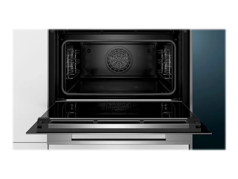Siemens iQ700 CS636GBS2 - Ovn - med dampfunktion - til indbygning - niche - bredde: 56 cm - dybde: 55 cm - højde: 45 cm - med selv-rengøring - Klasse A  - rustfrit stål
