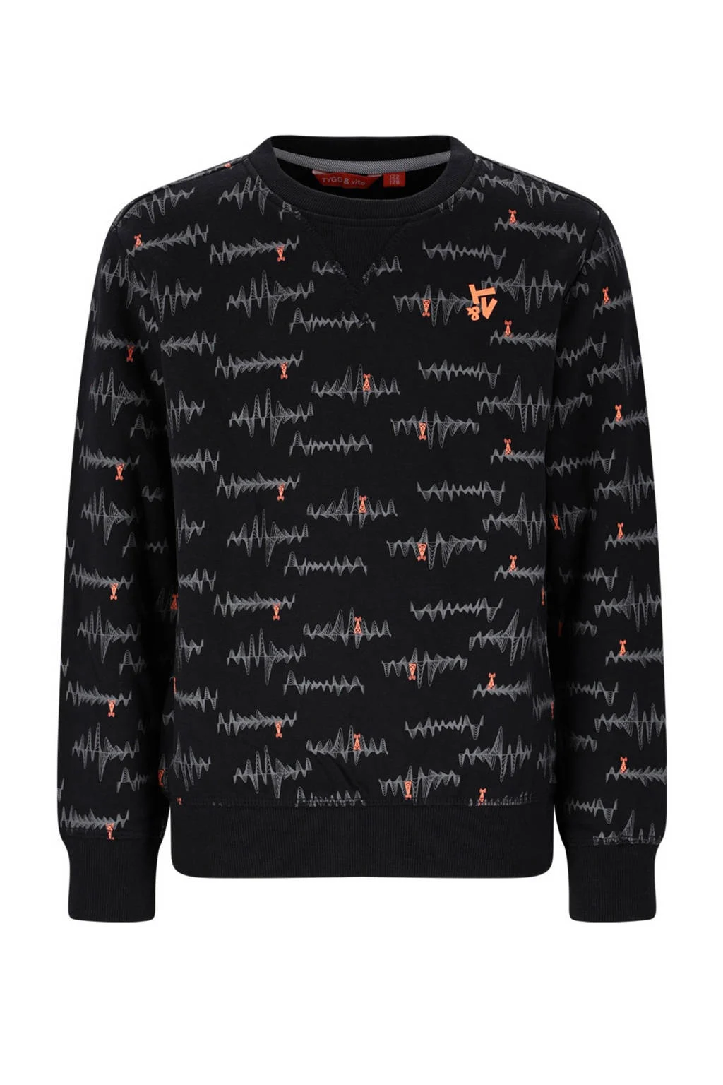 TYGO & vito sweater zwart