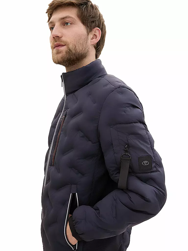TOM TAILOR Leichtsteppjacke dunkelblau