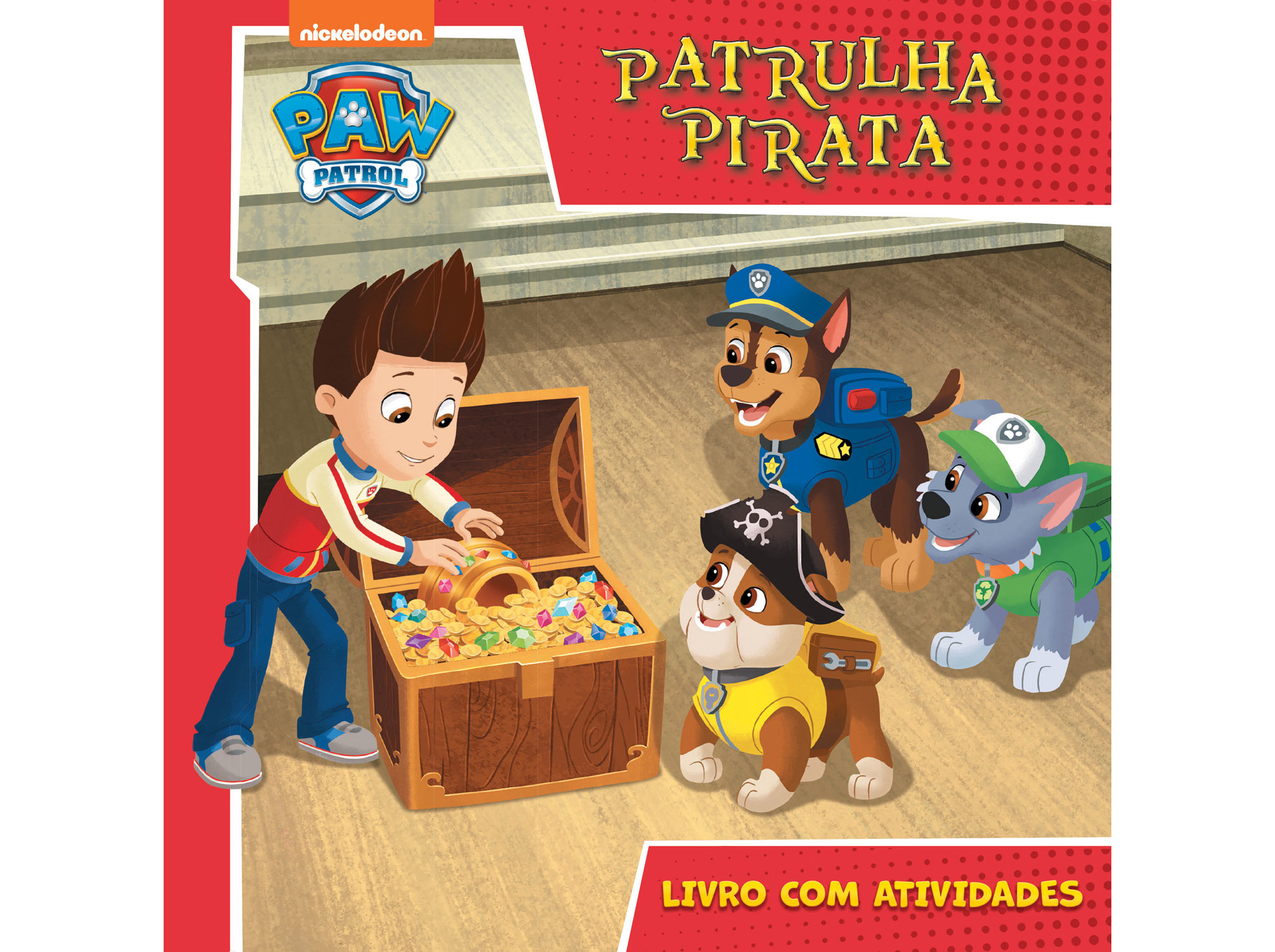 LIVRO PATRULHA PATA: PATRULHA PIRATA NICKELODEON