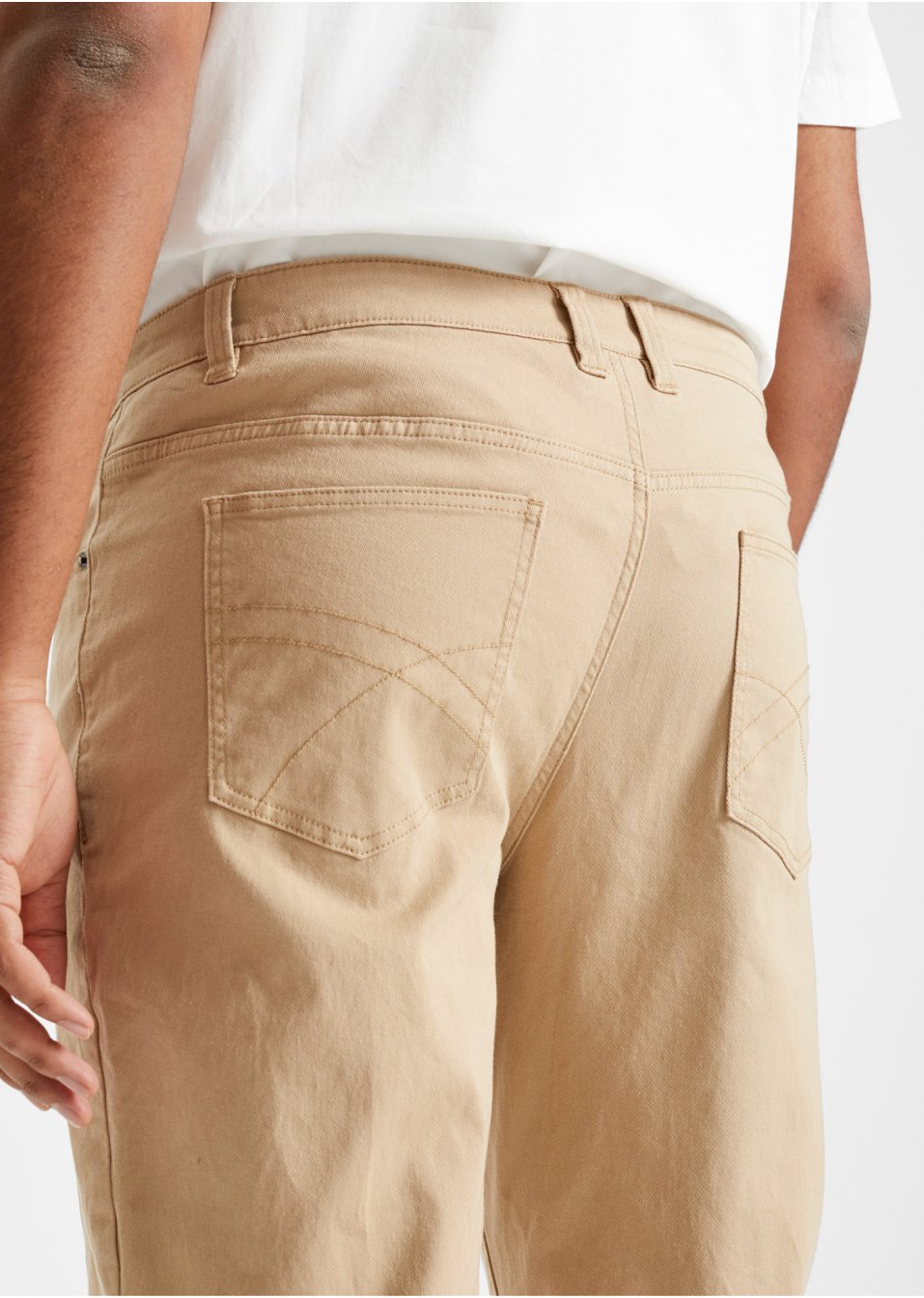 Pantalon extensible Classic Fit, Straight