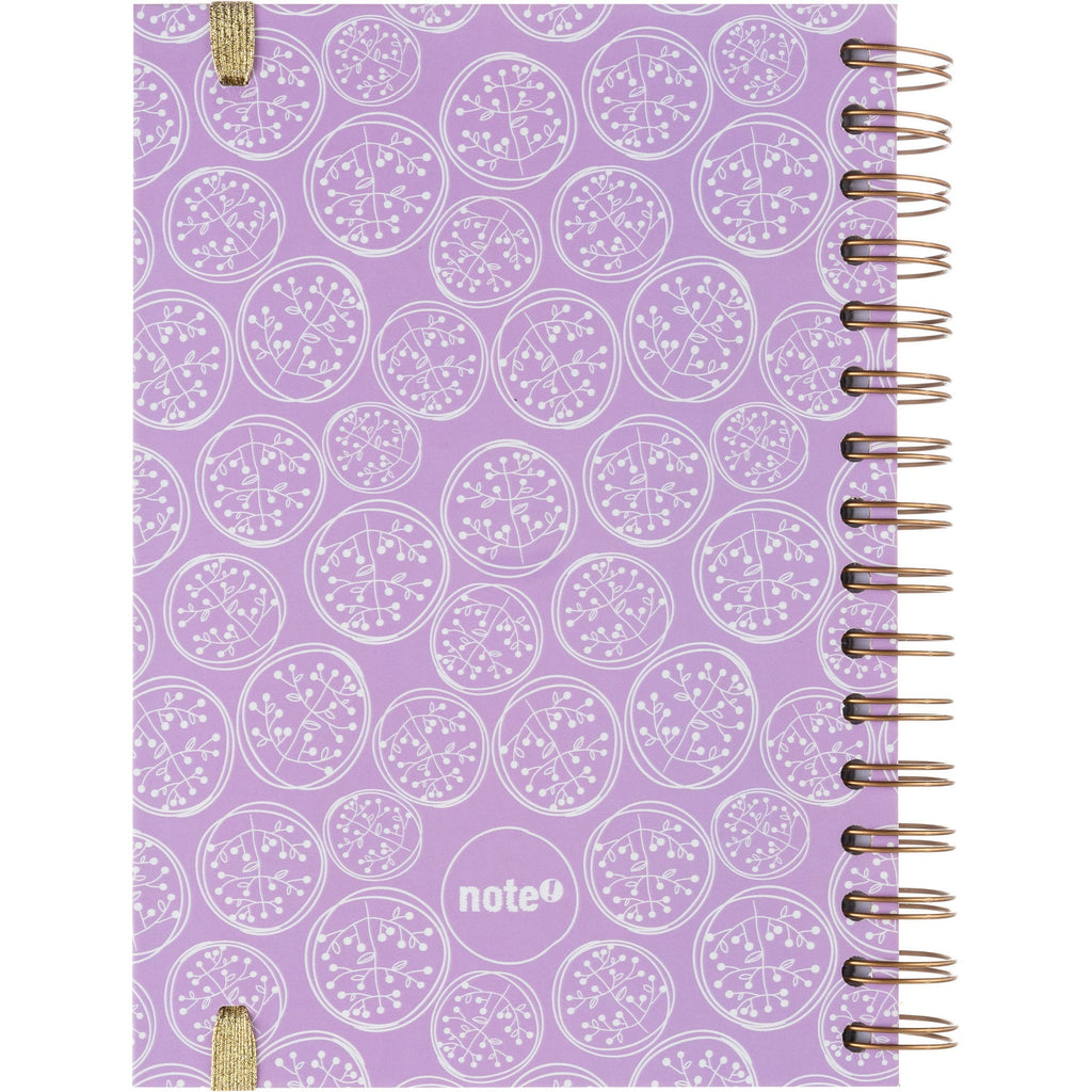 Agenda A5 2025 Espiral Diária Bloom Note!